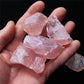 Rose Quartz Raw Crystals- 100g Bag