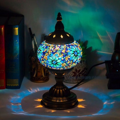 Stained Glass Mosaic Table Lamp