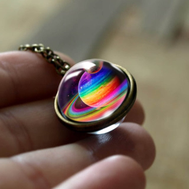 Cosmic Universe Glass Necklaces