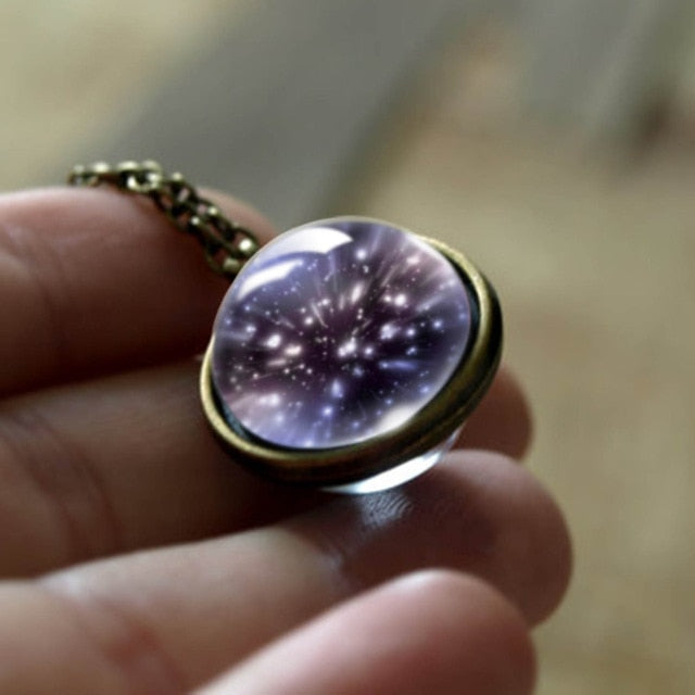 Cosmic Universe Glass Necklaces