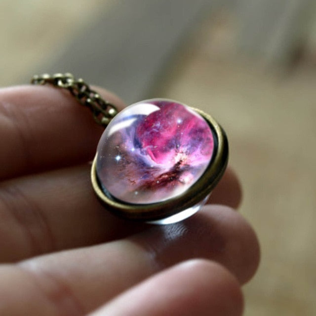 Cosmic Universe Glass Necklaces