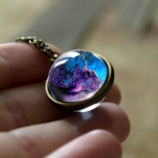 Cosmic Universe Glass Necklaces