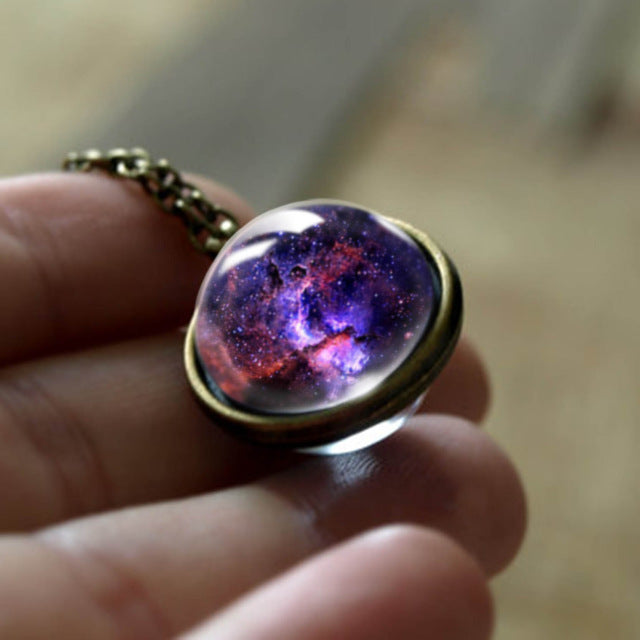 Cosmic Universe Glass Necklaces