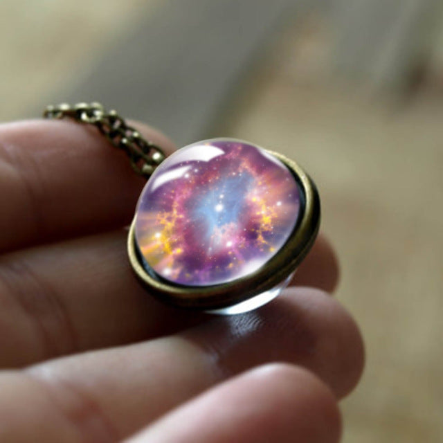 Cosmic Universe Glass Necklaces