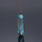 Blue Quartz Tree of Life Necklace - SoulShyne Products