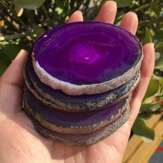 Purple Agate Slice