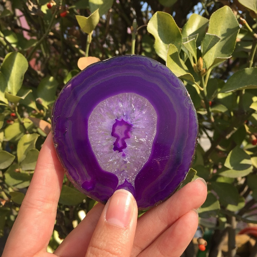 Purple Agate Slice