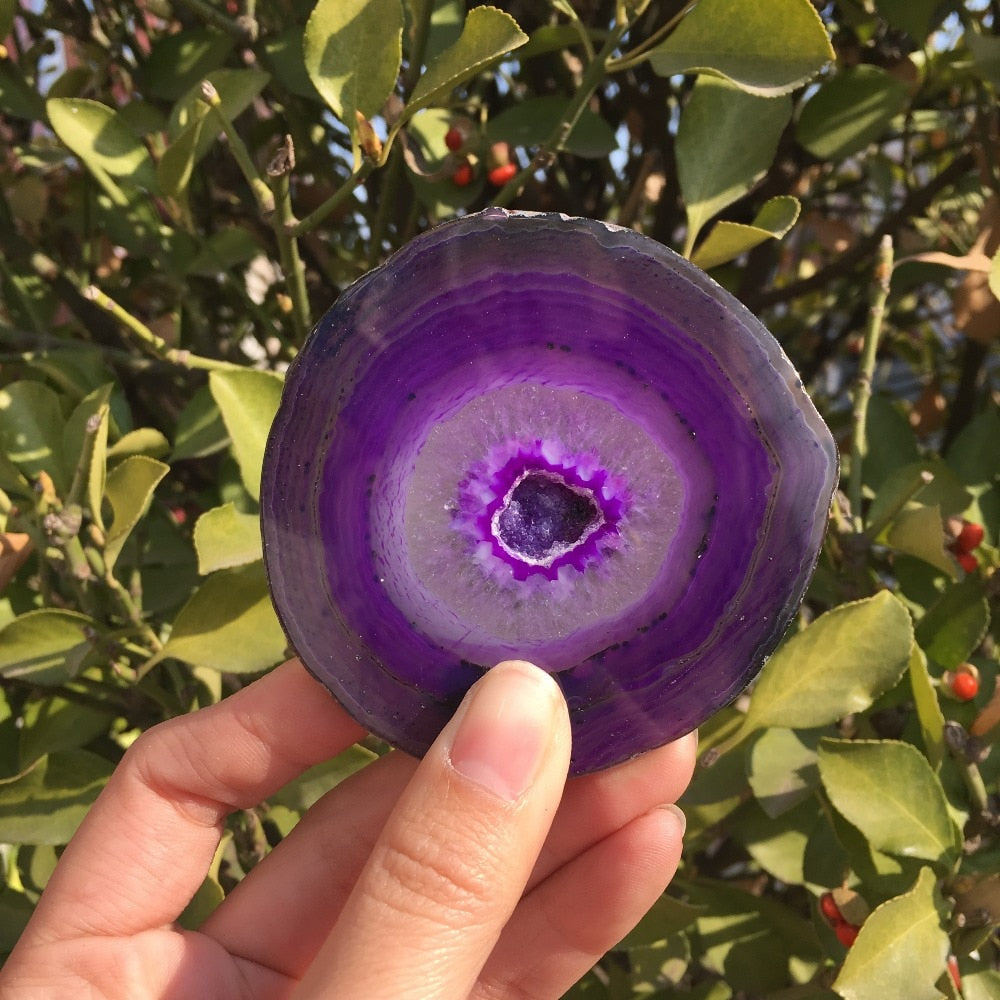 Purple Agate Slice