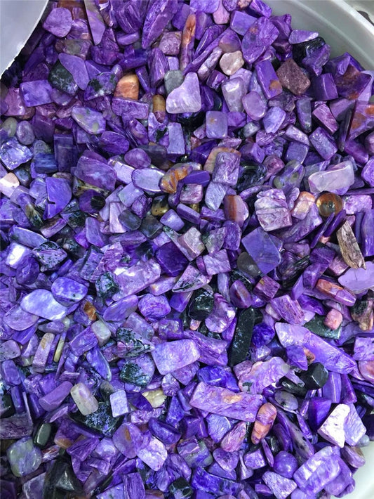 Charoite Tumbled Crystals- 100g Bag