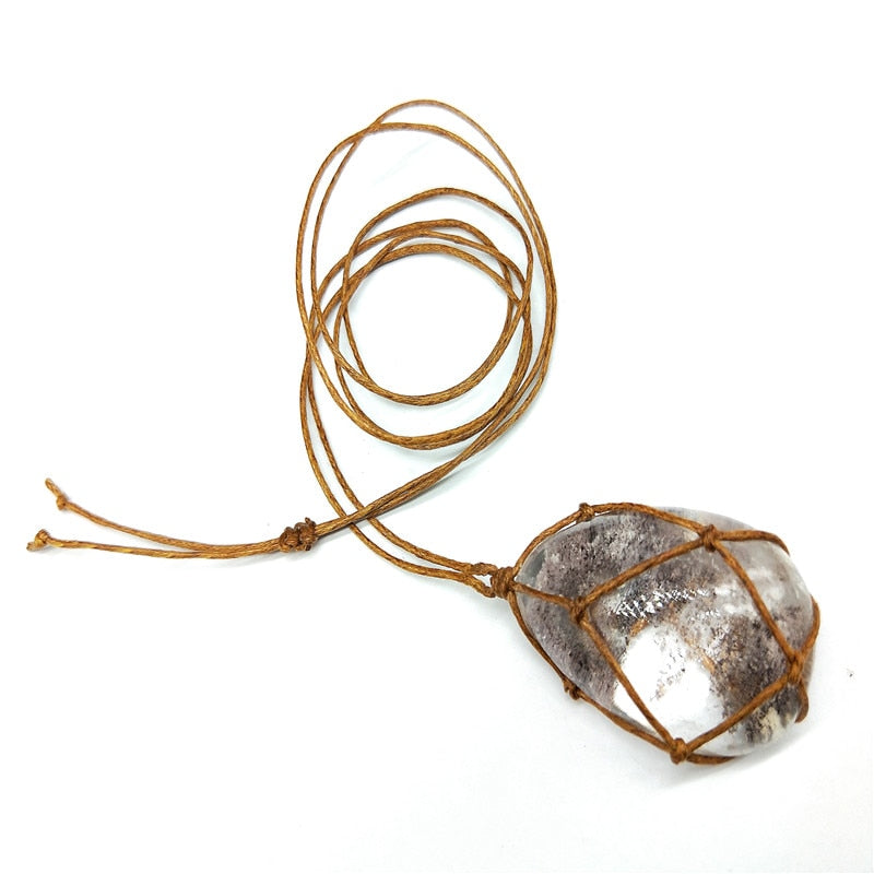 Phantom Quartz Pendant Necklace