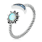 Sun & Moon Faux Fire Opal Ring