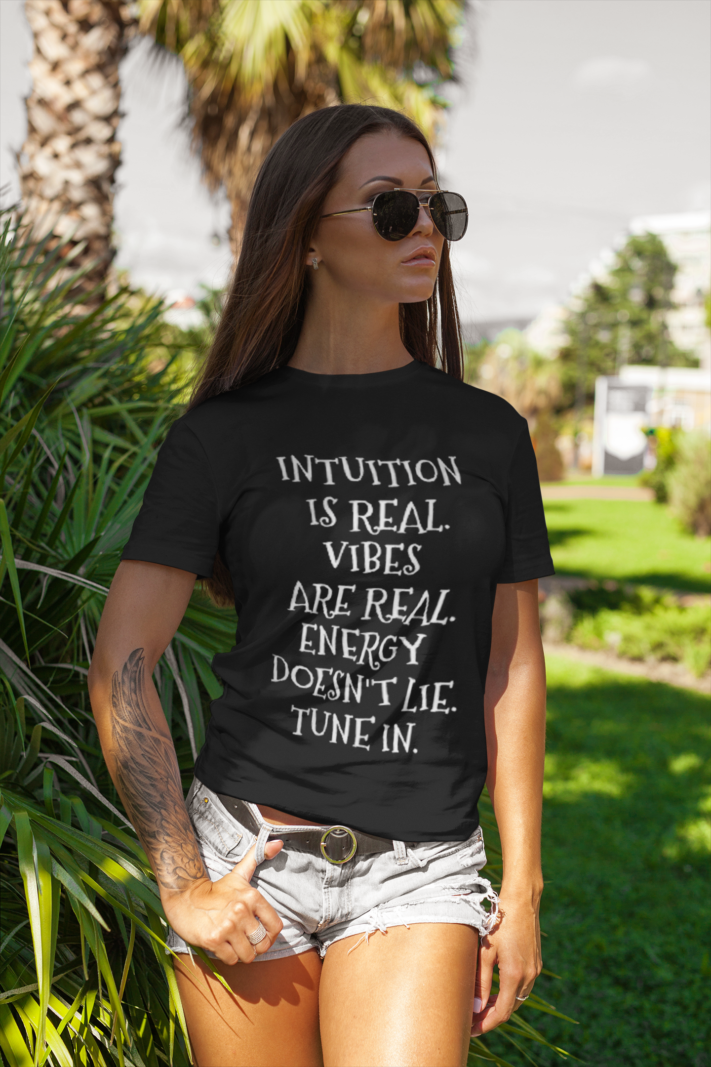 Intuition, Vibes, Energy- T-Shirt