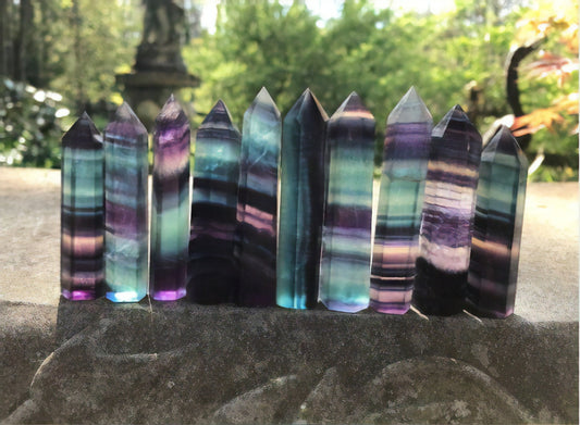 Fluorite Crystal Point