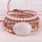 Rose Quartz Tree of Life Wrap Bracelet - SoulShyne Products