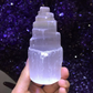 Mini Selenite Crystal Tower Lamp
