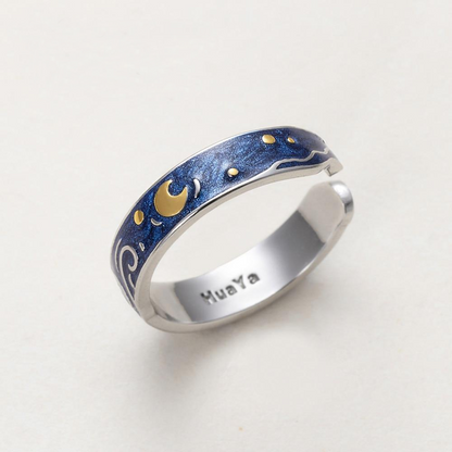 Starry Night His & Hers Rings