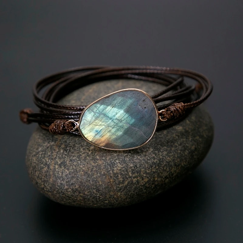 Labradorite Wrap Bracelet