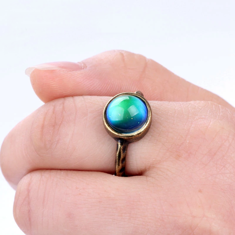 Antique Bronze Color Changing Mood Ring - SoulShyne Products