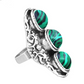 Vintage Stone Trio Adjustable Ring - SoulShyne Products