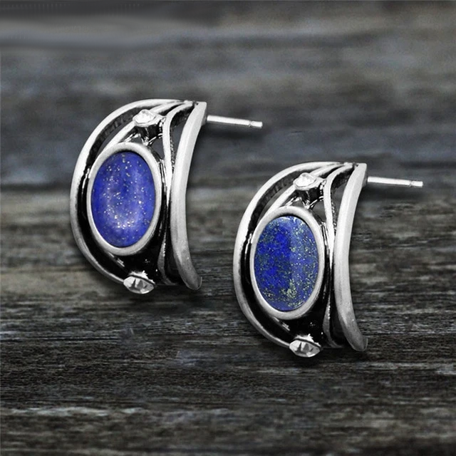 Vintage Natural Stone Earrings - SoulShyne Products