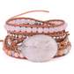 Rose Quartz Tree of Life Wrap Bracelet - SoulShyne Products