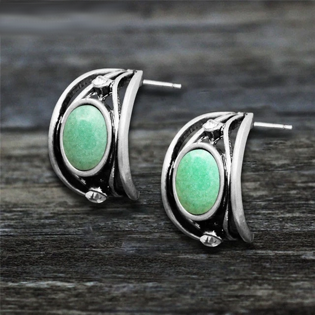 Vintage Natural Stone Earrings - SoulShyne Products